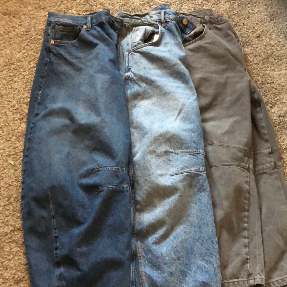 Barrel jeans - 2 free people and 1 gap